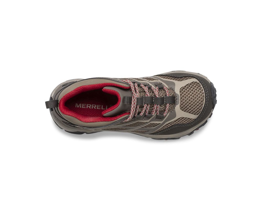 Tenis Criança - Merrell Moab Fst Mid Waterproof - Marrom - WSN453176